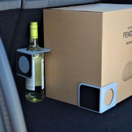 Rati V01772 NOOK Estabilizador de maletero de coche, organizador antideslizante para fijar bolsas, cajas y botellas, gris, duradero. Rati V01772 NOOK Estabilizador de maletero de coche, organizador antideslizante para fijar bolsas, cajas y botellas, gris, duradero.