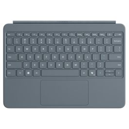 Microsoft Teclado para Surface Pro Copilot+PC 12 Pulgadas Ocean QWERTY Español con Touchpad para productividad móvil