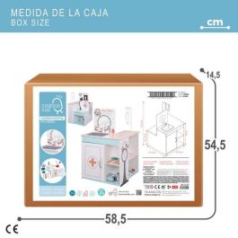 Hospital veterinario de madera con 17 piezas 47,5x47,5x75,5 cm Hospital veterinario de madera con 17 piezas 47,5x47,5x75,5 cm