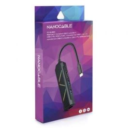 Docking USB Tipo-C Nanocable 10.16.0501/ 2xUSB/ 1xUSB Tipo-C PD/ 1xHDMI/ 1xRJ45/ Negro Docking USB Tipo-C Nanocable 10.16.0501/ 2xUSB/ 1xUSB Tipo-C PD/ 1xHDMI/ 1xRJ45/ Negro