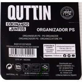 Quttin Organizador Multi.Ps 36 cm x 15 cm x 5 cm (12 Unidades)