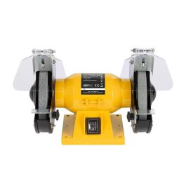 Powerplus Esmeriladora de Banco 150 W con 2 Muelas Ø150 mm para Afilar Cuchillos, Tijeras, Cinceles y Hachas