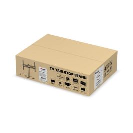 Equip Soporte Mesa 650612 para Escritorio Negro, Hasta 70" y 40kg, VESA 200x200 a 600x400mm