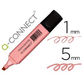 Rotulador Q-Connect Fluorescente Pastel Rosa Punta Biselada 10 unidades Precio: 6.50000021. SKU: B1EXHSC3D4