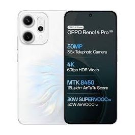 Oppo Reno 14 Pro 12+512Gb 5G Opal White Precio: 708.24325. SKU: B1JPL6MERA