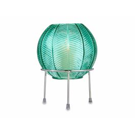 Giftdecor Jarrón Bola de Cristal Azul con Base de Metal Plata - 14.5x19.5x14.5 cm (8 Unidades) Giftdecor Jarrón Bola de Cristal Azul con Base de Metal Plata - 14.5x19.5x14.5 cm (8 Unidades)