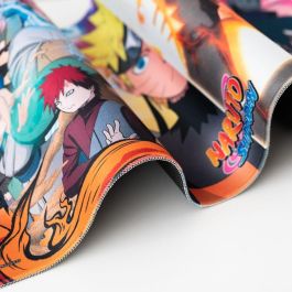 ERIK Alfombrilla Gaming Naruto Shippuden 80x35cm Impermeable con Base Antideslizante y Bordes Reforzados para Teclado y Ratón