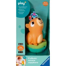 Ravensburger RAV12034019 Juguete PLAY+ Capybara con Sonido Caída para Bebés +6 meses Versión Francesa