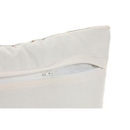 DKD Home Decor Cojín Tradicional de Algodón, Viscosa y Poliéster Azul Claro Beige 30 x 50 cm (2 Unidades)