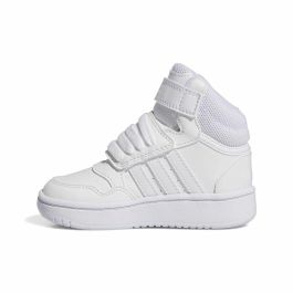 Zapatillas de Deporte para Bebés Adidas Hoops Mid 3.0 Blanco