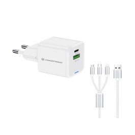 Conceptronic 2-Port 33W Gan USB Pd Charger With 3-In-1 Charging Cable, Precio: 15.79000027. SKU: B1HZYNPLRG
