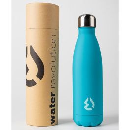 Water Revolution Botella Térmica de Acero Inoxidable Turquesa 500ml Antigoteo Libre BPA 24h Frío 12h Caliente