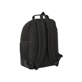 Mochila Escolar Kings League Porcinos Negro 32 x 42 x 15 cm