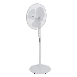Oceanic OCEAVP45W3 Ventilador de Pie, Oscilante, Inclinable, 45W, Ø 44cm, 3 Velocidades, Blanco