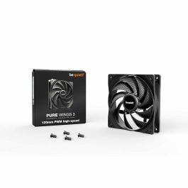 Be Quiet BEQ1701162190228 Ventilador de Caja Pure Wings 3 120mm PWM Alta Velocidad 2100 RPM Silencioso