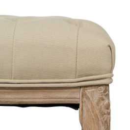 Banqueta Beige Madera de caucho 110 x 47 x 36 cm