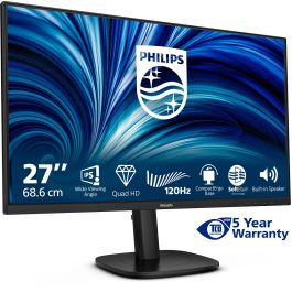 Philips 27B2N3500J/00 Monitor 27 pulgadas, 2560x1440 (QHD), 120Hz, IPS, USB Hub, HDMI, DP, Negro