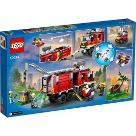 Lego 60374 Set de Construcción de Juguete City: Camión de Intervención de Bomberos con Drones Modernos y Figuras