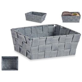 Cesta de Tela Kipit 17 cm Gris - 21x18x8 cm, 1.7 l (24 Unidades)