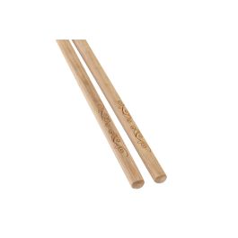 DKD Home Decor Set de Sushi Oriental 7 piezas Gres y Bambú Blanco Natural 7 x 2 x 24 cm Apto Lavavajillas