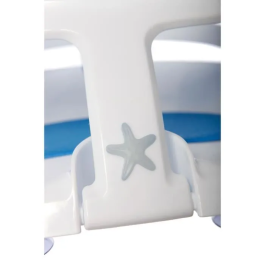 Dreambaby Asiento de Baño Super Cómodo Indicador de Detección de Calor 6-24 Meses hasta 13 kg Blanco