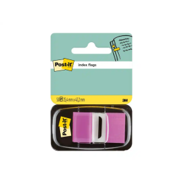 Post-it Banderitas separadoras 680-8 violeta dispensador de 50 unidades transparentes reutilizables 25,4 x 43,1 mm