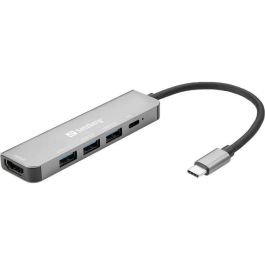 Sandberg USB-C Dock HDMI+3xUSB+PD 100W para conectar monitor, TV o proyector y periféricos USB con carga rápida Precio: 20.50000029. SKU: B1BLD5VH9Y