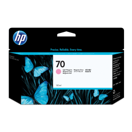HP Cartucho de tinta 70 Magenta Claro 130 ml Inyección de Tinta Térmica para Impresora Fotográfica HP DesignJet Precio: 136.68999982. SKU: S8409589