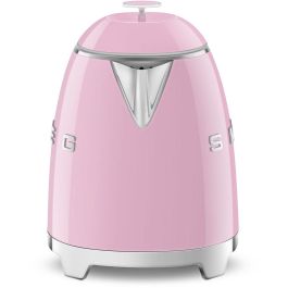 Smeg KLF05PKEU Hervidor de Agua Mini 0.8 L 1400 W Rosa Acero Inoxidable Indicador de Nivel de Agua Filtrado Apagado Automático