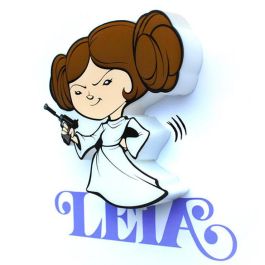 3D LIGHT FX Lámpara 3D LED Mini Leia Star Wars, Inalámbrica y Segura al Tacto