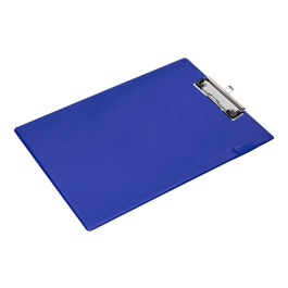 Q-connect Portanotas Miniclips PVC Din A4 Azul