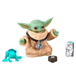 Hasbro G0048 Figura Grogu Star Wars The Black Series 15 cm con coche flotante y collar Mitosaurio