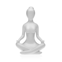 Figura Decorativa Versa Blanco Yoga 12 x 20 x 10 cm Resina Precio: 17.5000001. SKU: S3410062
