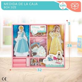 Encajable de madera vestidos disney princesa 32x28 cm Encajable de madera vestidos disney princesa 32x28 cm