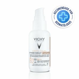 Vichy CAPITAL SOLEIL UV AGE fluido fotoprotector diario color medium SPF50+ 40 ml