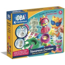 Clementoni CLEM18755 Kit Creación de Animales de Yeso para Ocio Creativo, Hecho en Italia