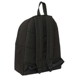 Mochila Escolar Kings League Porcinos Negro 33 x 42 x 15 cm