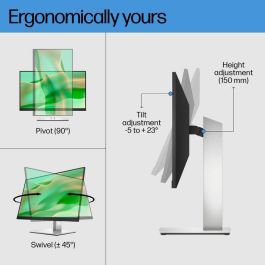 HP E24 G4 FHD Monitor 23.8" Full HD 1920x1080 IPS, 5ms, 250cd/m², Angulo Visión 178°, Ergonómico, HP Eye Ease HP E24 G4 FHD Monitor 23.8" Full HD 1920x1080 IPS, 5ms, 250cd/m², Angulo Visión 178°, Ergonómico, HP Eye Ease