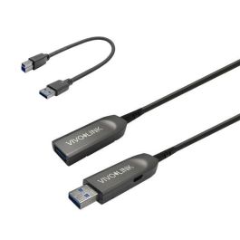 Vivolink Cable USB 3.0 de fibra óptica activo, macho USB-A a hembra USB-A, 40m, compatible USB 2.0 Precio: 284.50000007. SKU: B14DXKVMR2