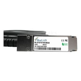 BlueOptics CBL-NTWK-0956-QSFP56-3-BL Cable DAC 200Gb/s QSFP56 a QSFP56 30AWG 3m (3m) Negro