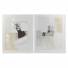 Cuadro Urban DKD Home Decor Gris Marron 3.7 x 100 x 80 cm (2 Unidades) Precio: 77.92884. SKU: S3028227
