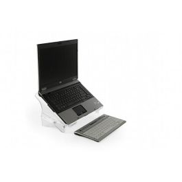 BakkerElkhuizen Q-note 350 Soporte para Portátil hasta 20" con 7 Alturas de Acrílico