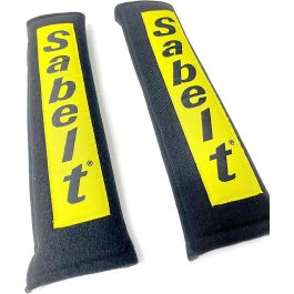 Almohadillas para Cinturón de Seguridad Sabelt F1 Nomex Cierre mediante cremallera (2 uds) Negro