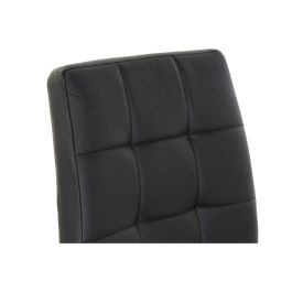 DKD Home Decor Silla Vintage de PP y Metal, con Ruedas, Ajustable, Desmontable, Negro y Gris Oscuro, Asiento Altura 46-52cm, 47.5x57.5x83 cm DKD Home Decor Silla Vintage de PP y Metal, con Ruedas, Ajustable, Desmontable, Negro y Gris Oscuro, Asiento Altura 46-52cm, 47.5x57.5x83 cm