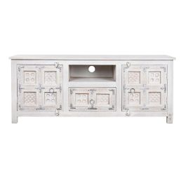 Mueble Tv DKD Home Decor Blanco 40 x 60 x 151 cm