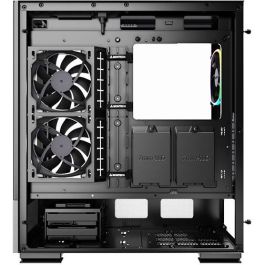 Montech SKY TWO TG Black Midi Tower PC Negro con Ventana Lateral para Gaming ATX, micro ATX, Mini-ITX, hasta 40cm GPU