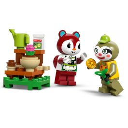 LEGO 77054 Animal Crossing Caravana de Gandulio y Tienda de Jardinería Juguete con 2 Minifiguras para Niños +7 años