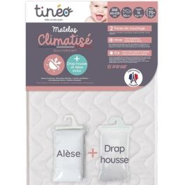Tineo Colchón climatizado 60x120 cm antiácaros, antibacterial, antimoho de espuma, con sábana bajera y cubrecolchón para bebé Precio: 74.50000008. SKU: S7100482