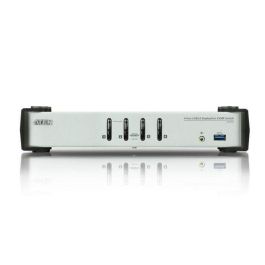 Aten CS1914 Interruptor KVM USB y DisplayPort 3840x2160 Pixeles Negro y Gris