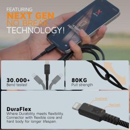 Cable USB Xtorm CX3011 Negro 1,5 m